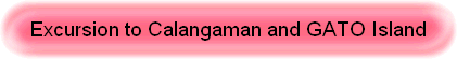 Excursion to Calangaman and GATO Island