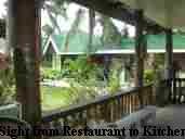 Sight from Restaurant to Kitchen