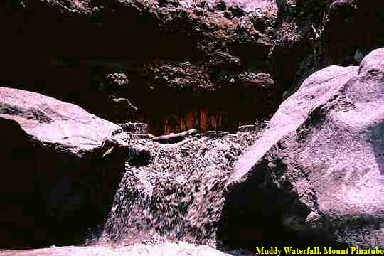 Muddy Waterfall, Mount Pinatubo